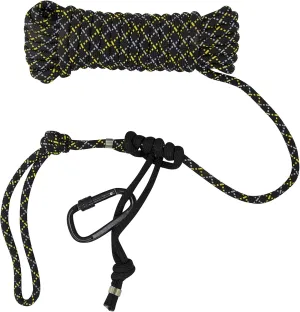 Rivers Edge® 35’ Reflective Safety Rope, 35' Long Weather-Resistant Rope, Reflective, Treestand Safety, Heavy-Duty Locking Carabiner, 300 lb. Capacity, RE789