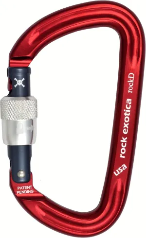 Rock Exotica rockD Locking Carbiner - Screw-Lock