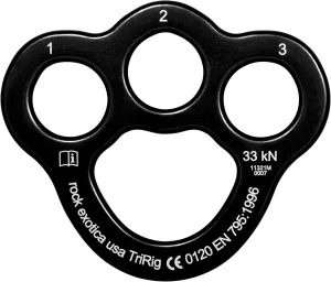 Rock Exotica TriRig - Ultra-Light 3-Hole Rigging Plate