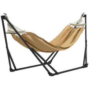 Rootz Steel Hammock Frame - Hammock Stand - Bike Rack - Weatherproof Design - 263cm x 89cm x 100cm