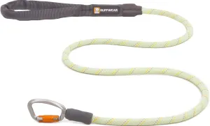 Ruffwear, Knot-a-Leash Dog Leash, Reflective Rope Lead with Carabiner, Moss Green, Small