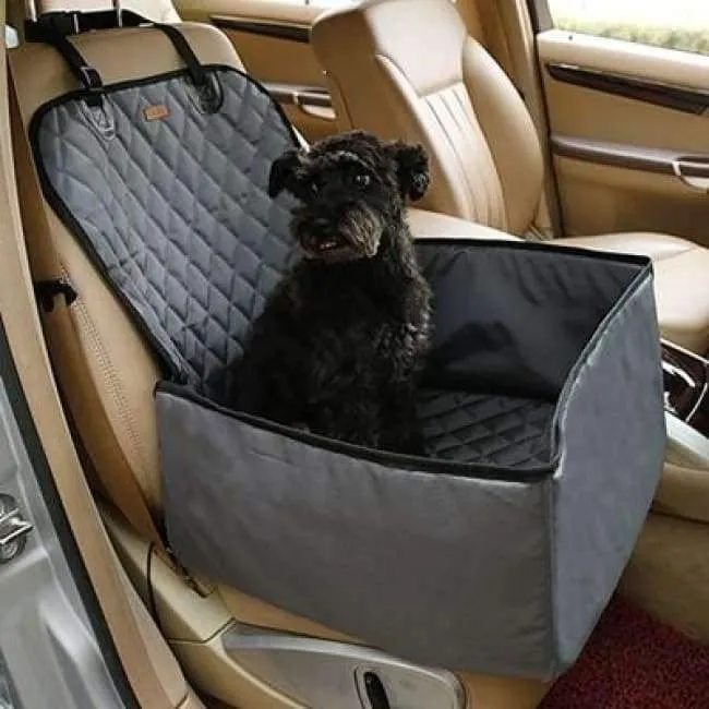 Rynx | Nylon Waterproof Travel 2 in 1 Carrier for Dogs Foldable Thick Pet Cat Dog Car Booster Seat Cover Outdoor Pet Bag Hammock