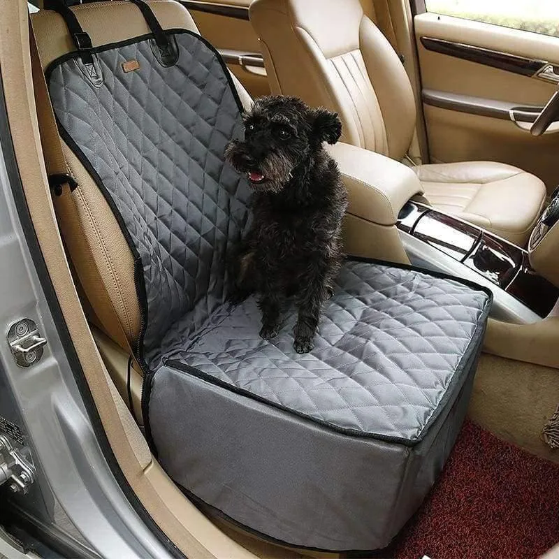 Rynx | Nylon Waterproof Travel 2 in 1 Carrier for Dogs Foldable Thick Pet Cat Dog Car Booster Seat Cover Outdoor Pet Bag Hammock