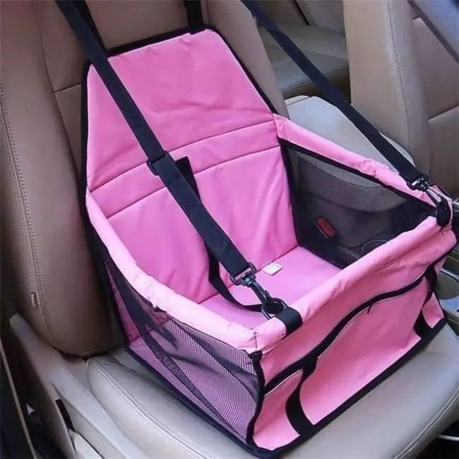 Rynx | Nylon Waterproof Travel 2 in 1 Carrier for Dogs Foldable Thick Pet Cat Dog Car Booster Seat Cover Outdoor Pet Bag Hammock
