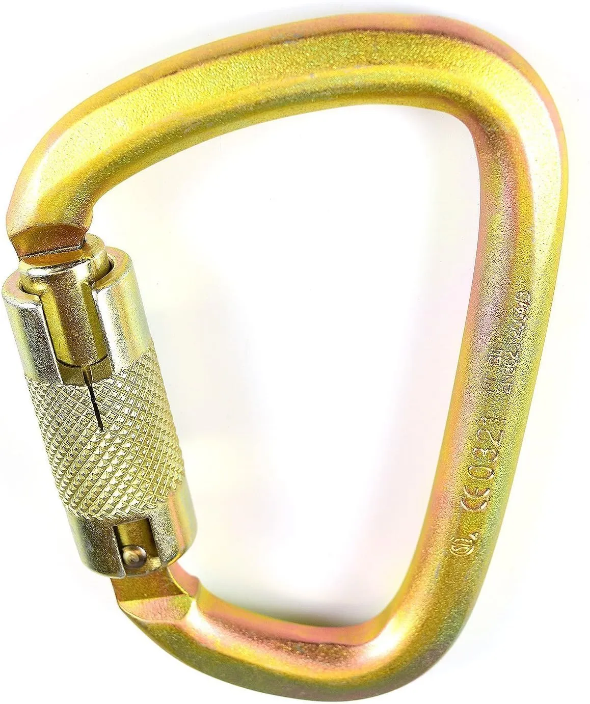 S01813-S(5) Steel Carabiner 50kn (11,200 lb) Rated, Twist Auto Lock, ANSI Certified (Qty: 5)