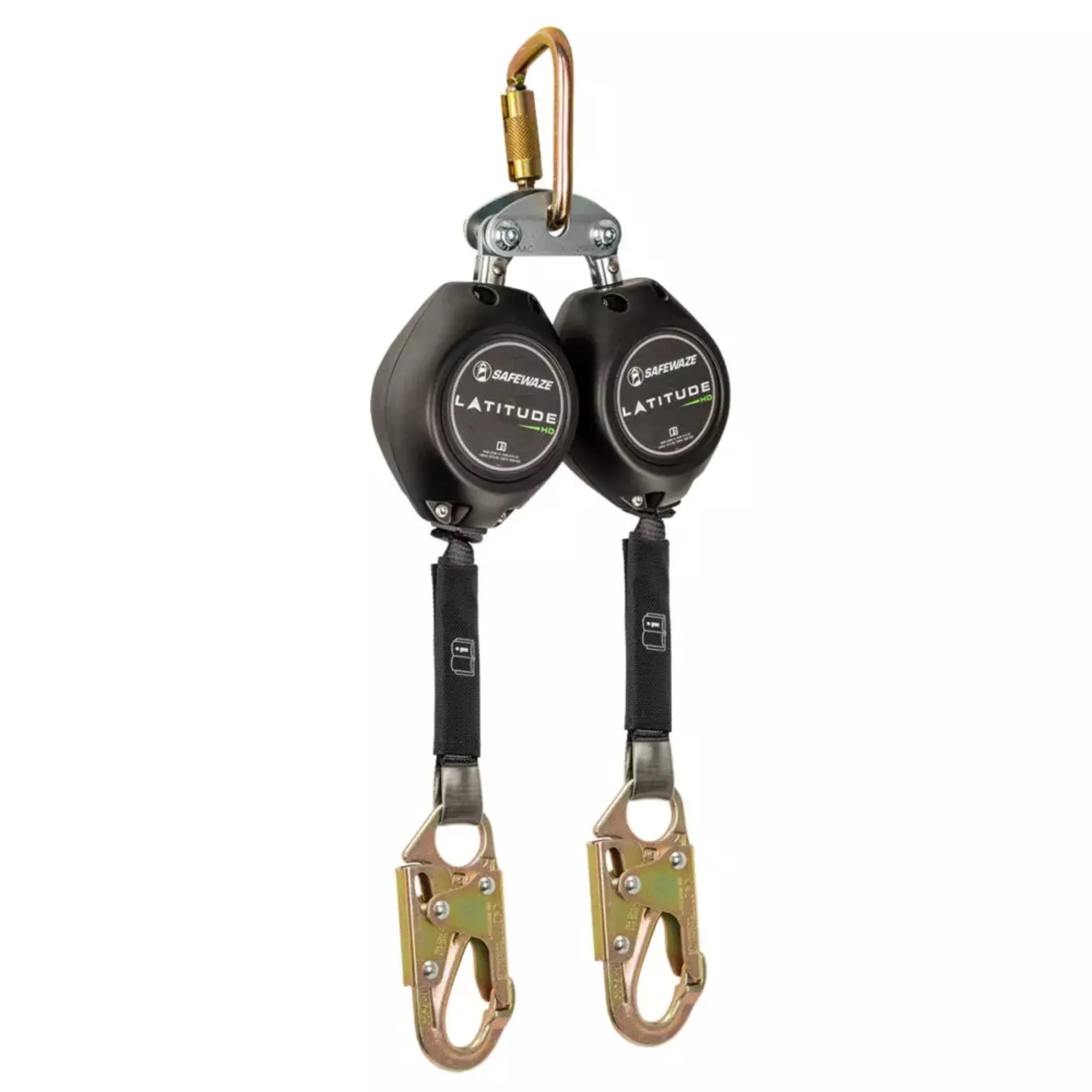 Safewaze FS-FSP14095-W Latitude HD 11' Dual Web SRL-P, FS-EX313, Carabiner, 1 Each
