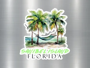 Sanibel Island Florida Hammock Sticker