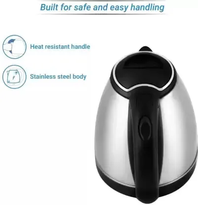 Scarlett SC-20A Electric Kettle - 2Litres, Stainless Steel, 1500 Volts