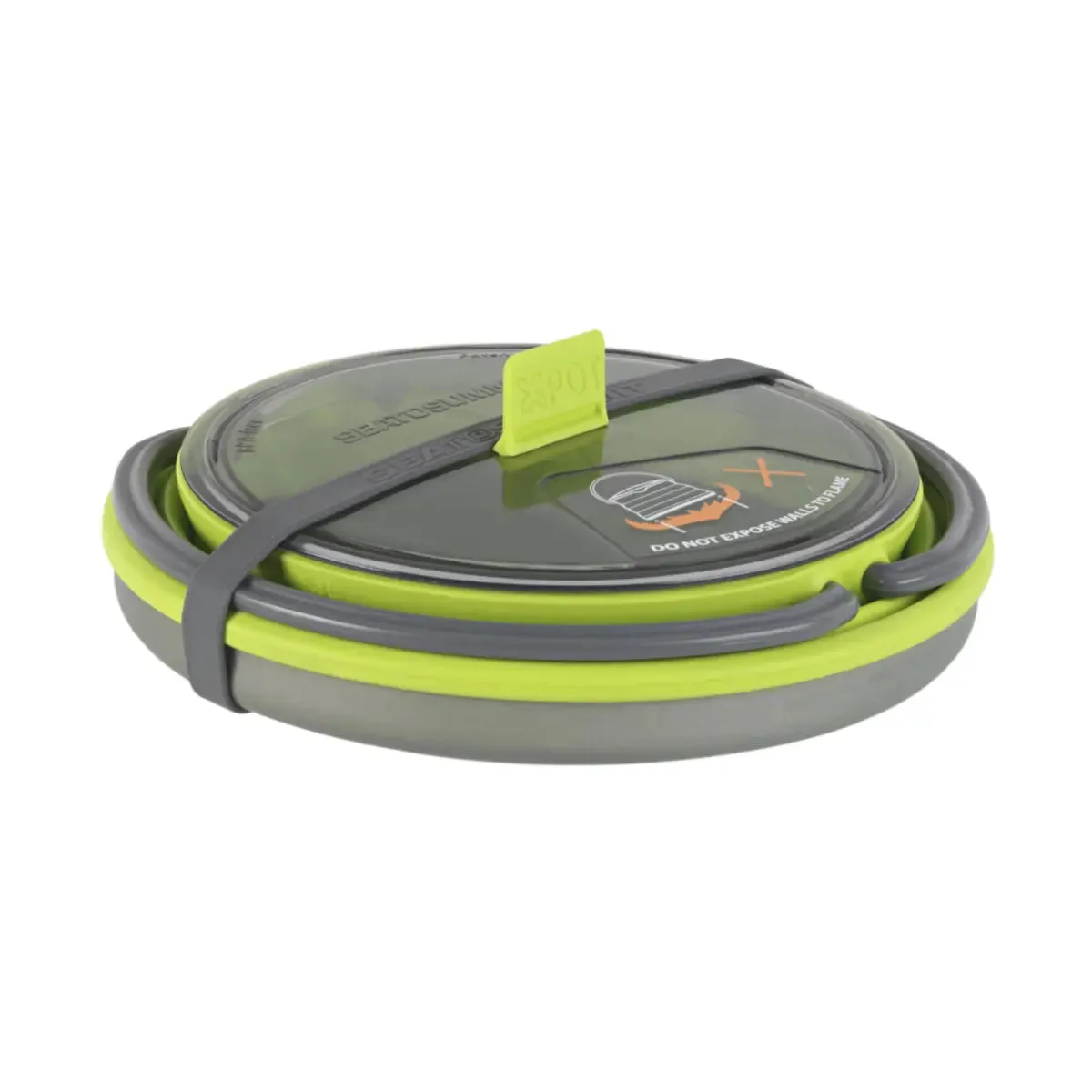 Sea to Summit X-Set 11 - 1.3L X-Pot Collapsible Kettle,  2 X-Mugs - Lime - Storage Sack Included