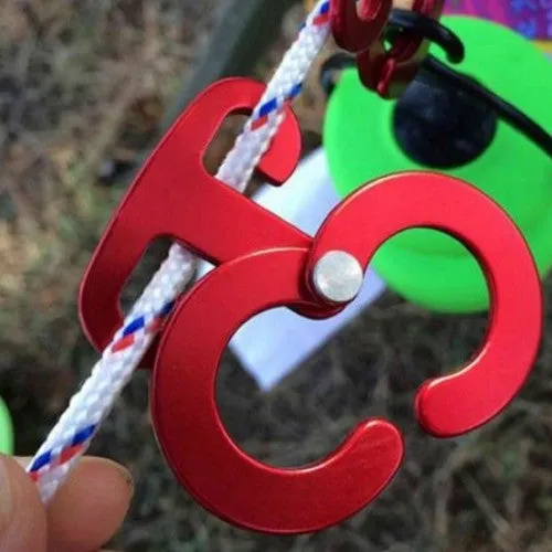 Self-locking Carabiner Rope Hooks