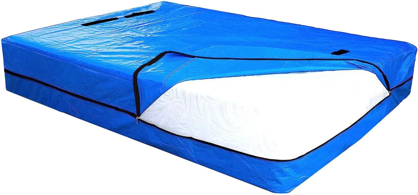 SGPAC Heavy Duty Mattress Bags for Moving and Storage,Extra Thick Full Mattress Storage bag,Mattress Cover for Moving with Reinforced Handles and Zipper Closure to Prevent Rips,Made of New Material