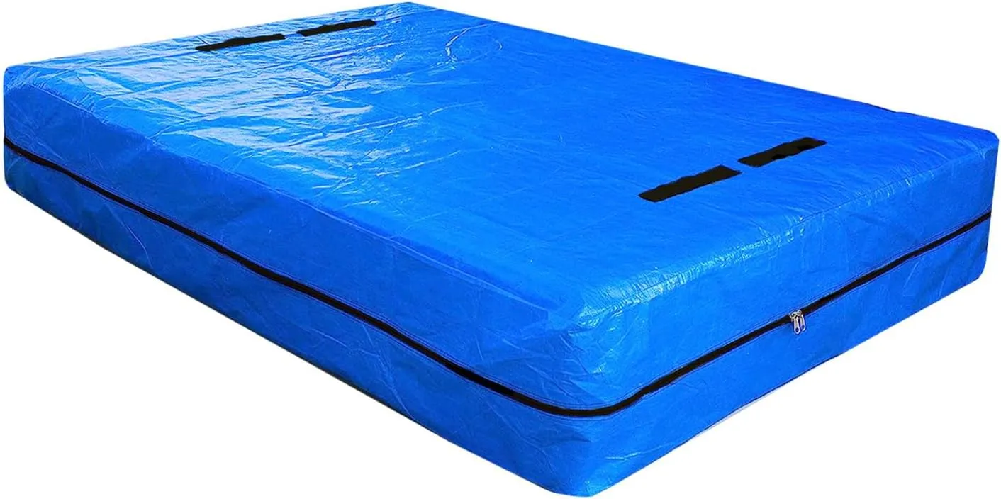 SGPAC Heavy Duty Mattress Bags for Moving and Storage,Extra Thick Full Mattress Storage bag,Mattress Cover for Moving with Reinforced Handles and Zipper Closure to Prevent Rips,Made of New Material
