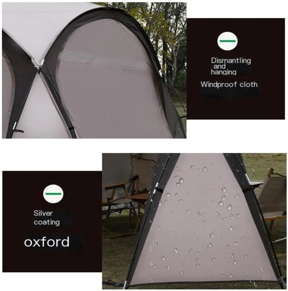 Shade Cloths Outdoor Canopy Camping Sun-Proof, Rain-Proof and UV-Proof Tent Picnic Portable Canopy Tent Outdoor Pergola Shade Sails