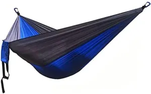 Single & Double Portable Hammock, Hammocks for Trees, with Carabiner and Ropes Folding Comfortable Breathable Durable - for Travel, Beach, Camping, Hiking, Backyard
