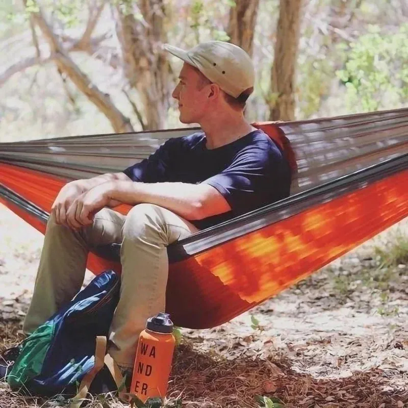 Single Person Outdoor Camping Hammock With Nylon