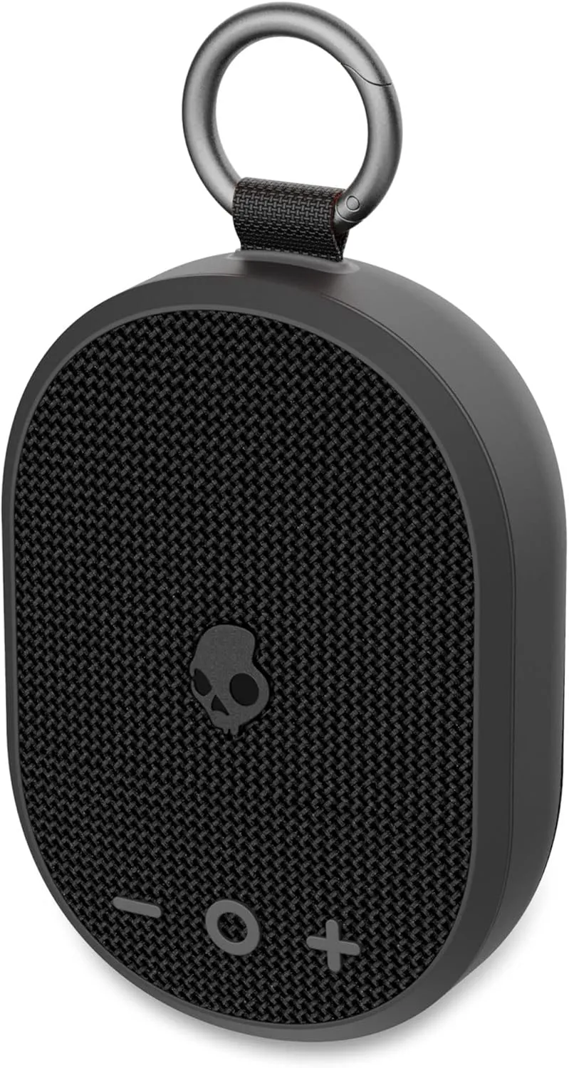 Skullcandy Kilo Wireless Bluetooth Speaker - IPX7 Waterproof Mini Bluetooth Speaker with 24 Hour Battery, Downward Firing Passive Radiator, and True Wireless Pairing - Perfect for Outdoor