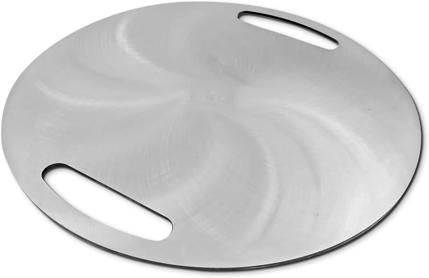 SnS Grills Slow 'N Sear Carbon Steel Flat Top Plancha Griddle - Rotating Durable Griddle for Kettle Grill BBQs - Outdoor Cooking Accessory - Fits 22” Kettles