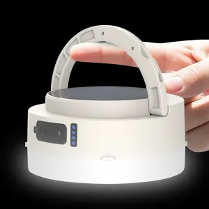 Solar Rechargeable Lantern,Camp Lantern - Lightweight Bright Energy-Efficient Long-Lasting Waterproof 3 Light Modes High-Lumen Lighting for Hiking
