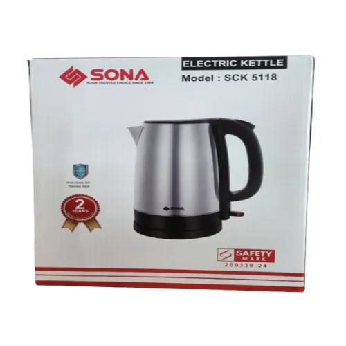 Sona Electric Stainless Steel Kettle - 1.7 L (1 Pc)