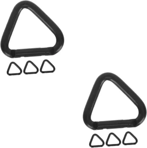 Sosoport Carabiner Hooks Heavy Duty Hook Triangle Climbing Buckle Mountain Climbing Clips Buckles Mountain