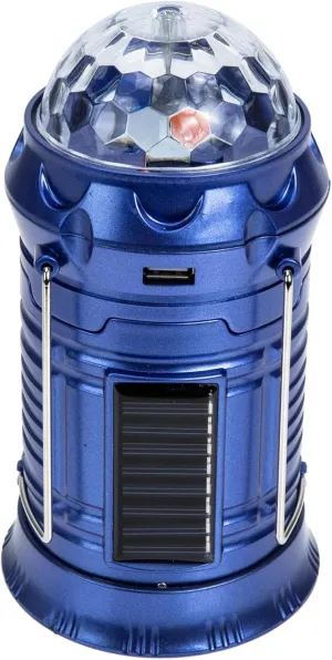 Sosoport Led Camping Lantern Rechargeable Fan Solar Lamp for Tent Us Plug 6-8 Hours Long Battery Life