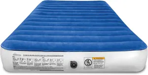 SoundAsleep Camping Series Air Mattress with Eco-Friendly PVC - Included Rechargeable Air Pump - Twin Size