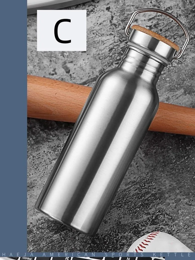 Sports Kettle, Lightweight And Portable Stainless Steel Kettle Suitable For Outdoor Cycling And Camping(750ml C)