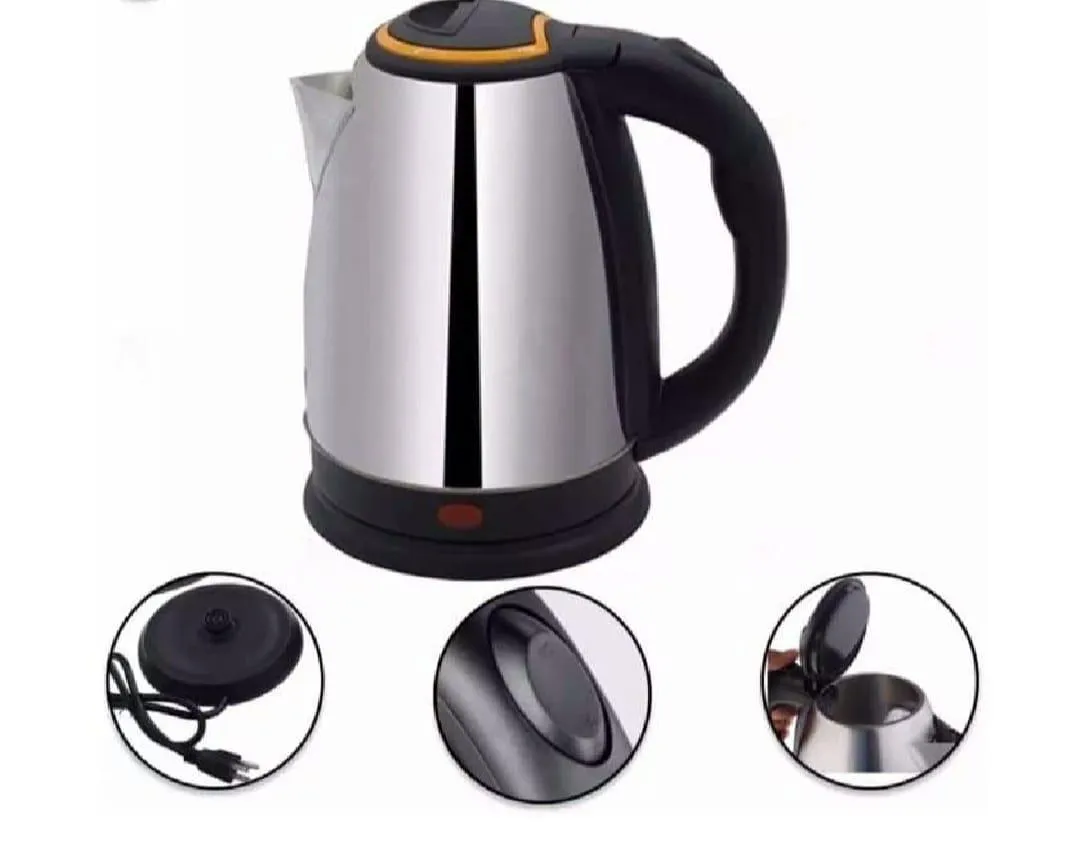 Stainless Steel Electric Kettle with Automatic Switch Off & Over Heat Protection