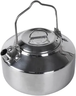 Stainless Steel Outdoor Kettle Camping Tea Pot Water Kettle for Hiking Cooking Lightweight Compact