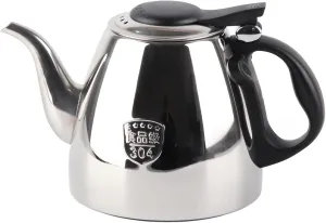 Stainless Steel Stove top Teapot Tea Coffee Pot Kettle Whistling Tea Kettle Stovetop with Heat Resistant Handle (1#)
