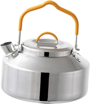 Stainless Steel Whistling Kettle for Outdoor Camping Lightweight Stove Tea Pot for Boiling Water Making Tea Camping Cookware