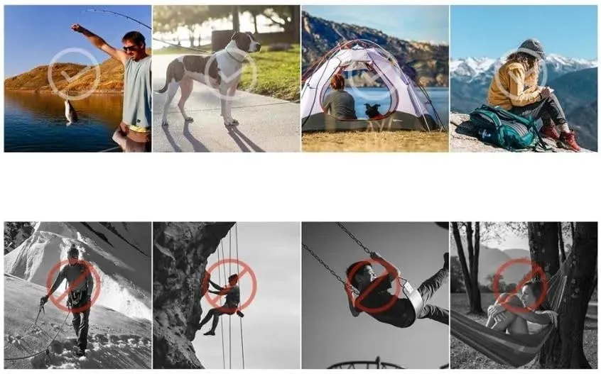 Steel Small Carabiner Clips Outdoor Camping Tool 6pcs Carabiner