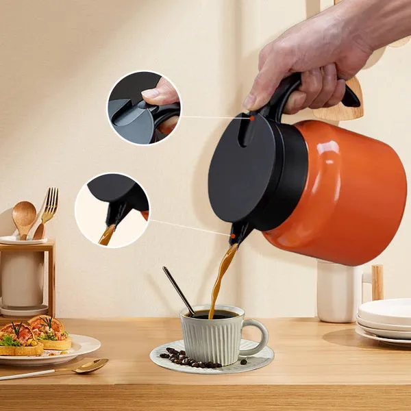 SteelKettle™ - Stainless steel vacuum kettle - Keeps your drinks warm for up to 10 hours! [Last day discount]