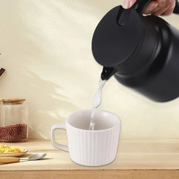 SteelKettle™ - Stainless steel vacuum kettle - Keeps your drinks warm for up to 10 hours! [Last day discount]