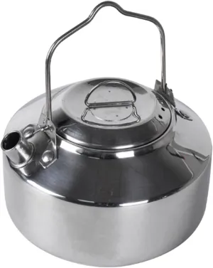 STOBAZA Stainless Steel Tea Kettle Portable Tea Pot for Camping Stovetop Kettle Comfortable Handle 1.7l Large Capacity for Outdoor Activities
