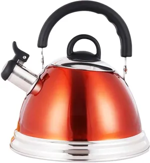 stove top kettle Camping Kettle Stovetop KettlesWhistling Stovetop Stainless Steel Kettle,Vintage Tea Pot, with Heat-Proof Handle and Lid, Stovetop Suitable for All Heat