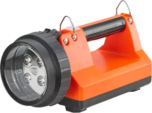 Streamlight 45815 E-Flood Firebox 1500-Lumen 4700 Candela Rechargeable Flood Beam Lantern with Dual Rear LEDs, Vehicle Mount System, Direct Wire DC Charging Rack, and Heavy Duty Shoulder Strap, Orange