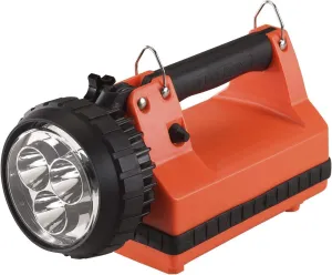 Streamlight 45857 E-Spot LiteBox 1500-Lumen 110000 Candela Rechargeable Spot Beam Lantern with Power Failure System, AC/DC Charging, Heavy Duty Shoulder Strap and Mounting Rack, Orange