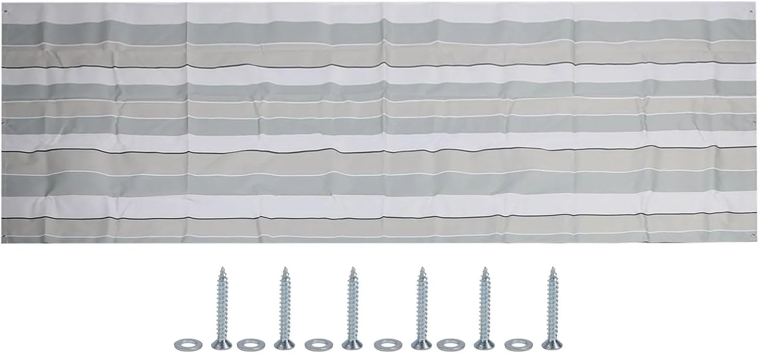 Striped Heavy Duty Swing Set Canopy Playground Roof Replacement Tarp for Outdoor Swing Sets