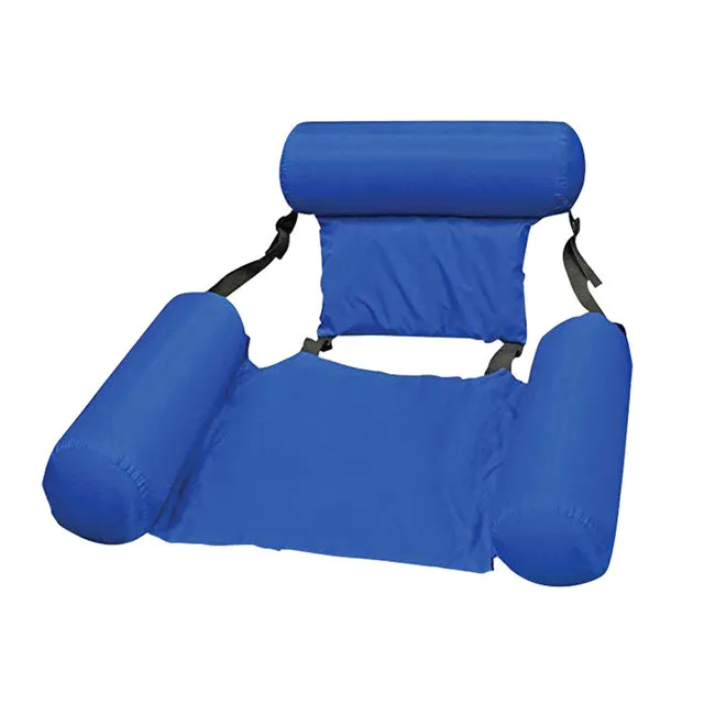 Summer Inflatable Foldable Floating Row Swimming Pool Water Hammock