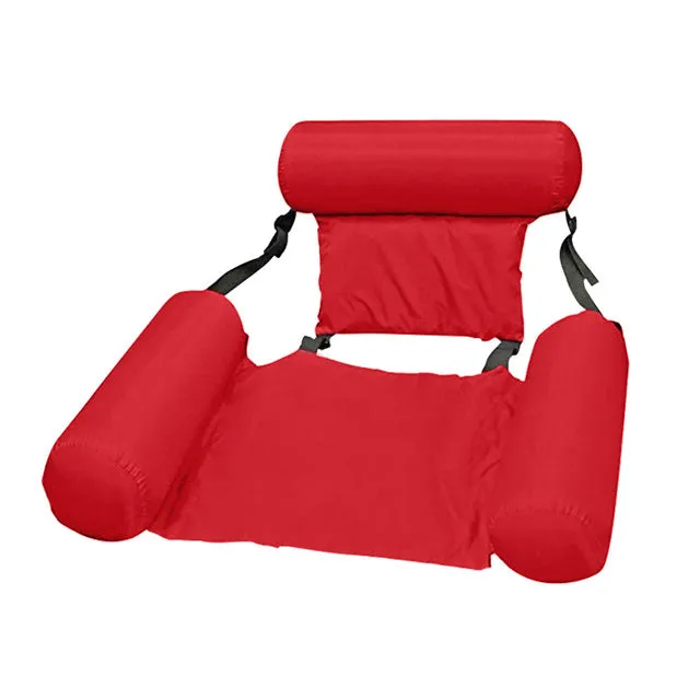 Summer Inflatable Foldable Floating Row Swimming Pool Water Hammock