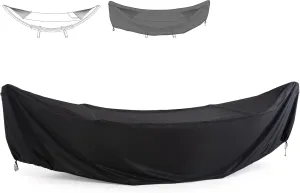 SUNCREAT Hammock Cover, Water-Resistant Polyester Hammock Stand Cover for 14ft Arc Stand, Black