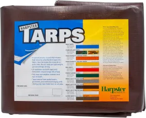 Super Heavy Duty Brown Tarp 8 Oz, 8'X10'