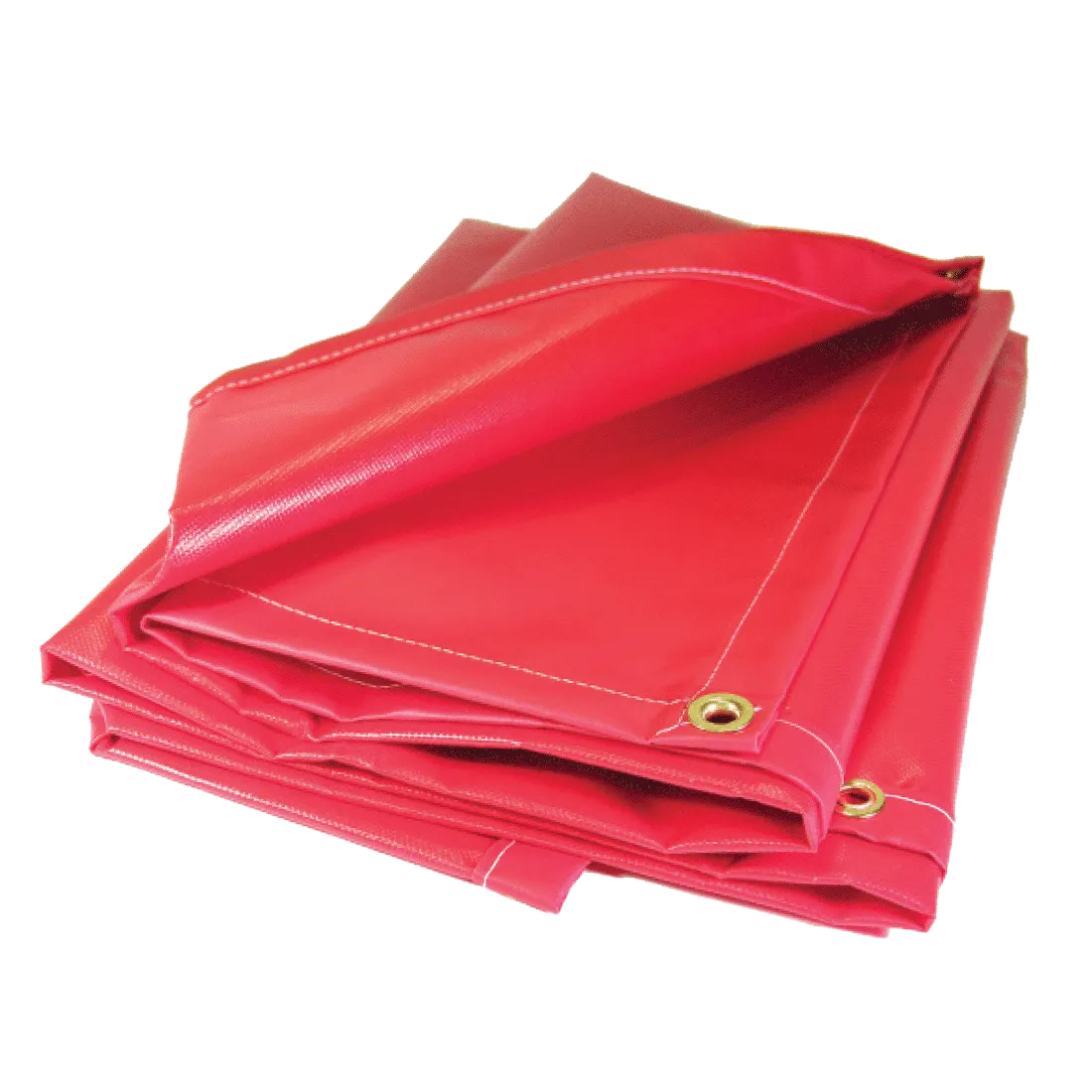 Super Strong Vinyl Tarp - Red - 6 Foot x 8 Foot