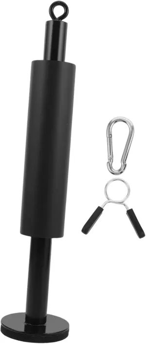 SUPVOX 1 Set Weight Plate Loading Pin with Carabiner Barbell Bar Clamp Weight Bar Spring Clips Wrench for Arm Training Durable Fitness Accessories for Strength Workouts