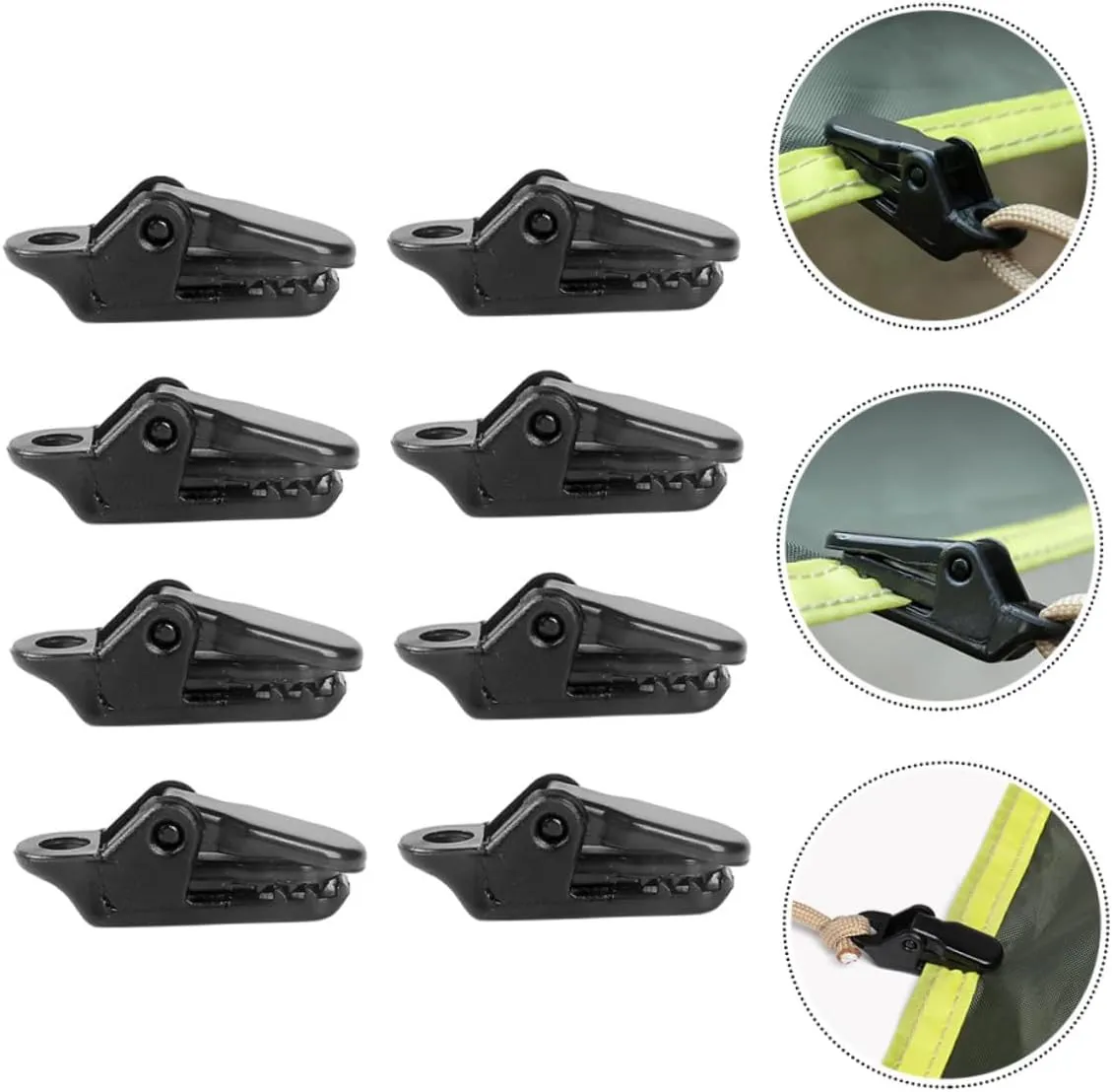 SUPVOX Camping Tent Clip Heavy Duty Tent Pegs Tent Accessories Camping Accessories for Tent Camping Shelter