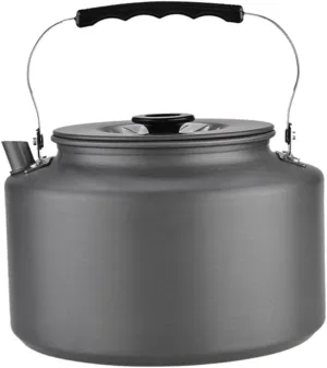 SUPVOX Portable 2l Camping Tea Pot Outdoor Kettle Infuser Tea Boiling Pot for Travel