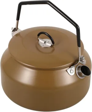 SUPVOX Stainless Steel Portable Camping Coffee Maker Fastboil Kettle for Outdoor Tea Kettle Comfortable Handle