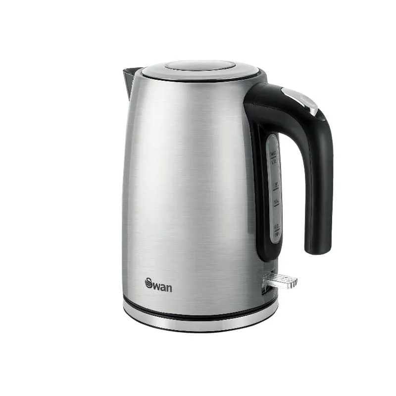 Swan Townhouse Stainless Steel Silver 1,7 Litre Jug Kettle STH17S