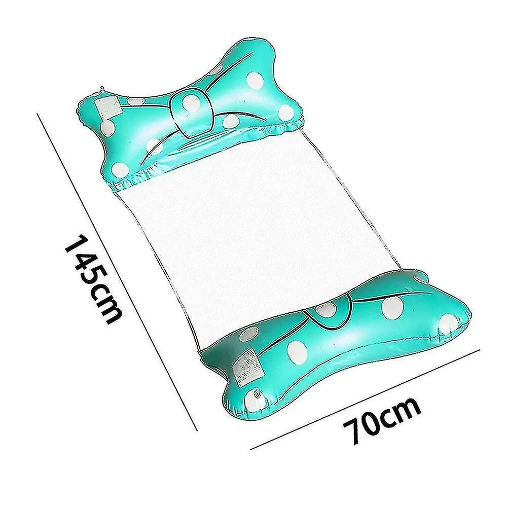 Swimming Float Inflatable Floating Row Inflatable Water Hammock Foldable Bow Sha